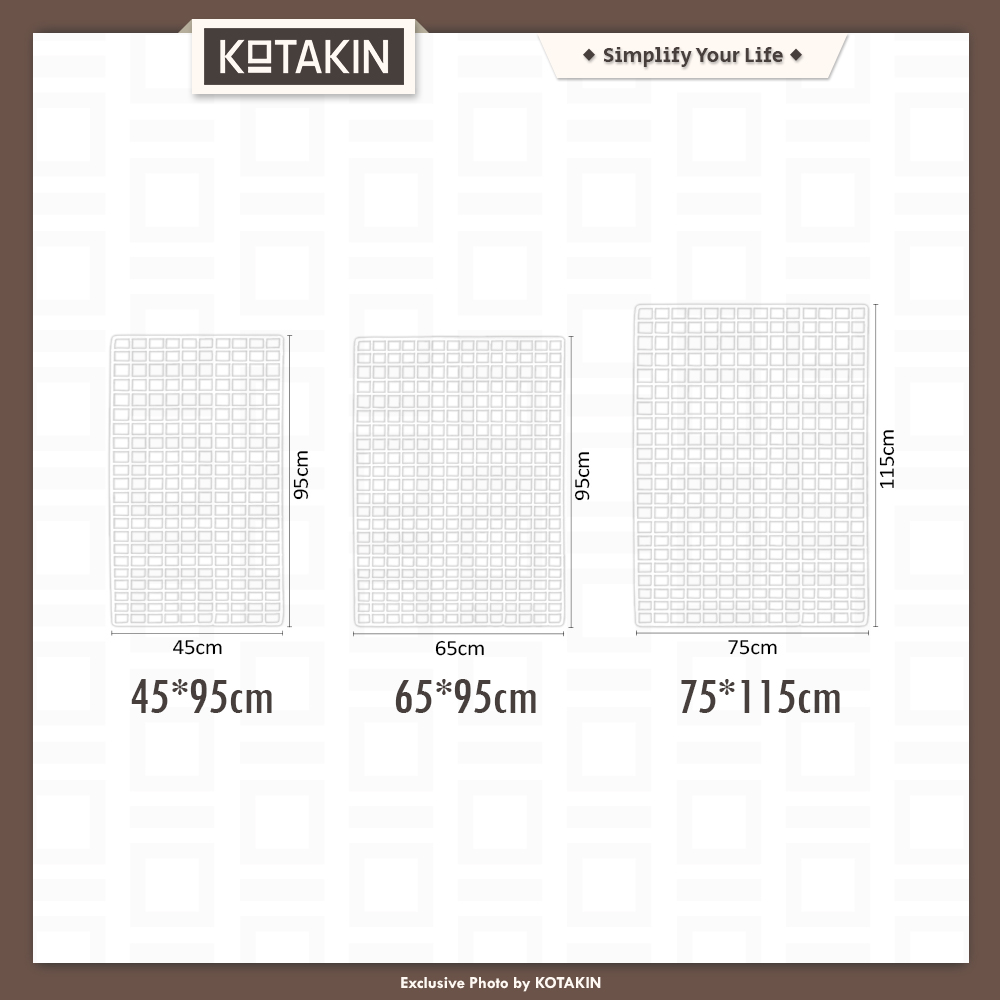 Hijang Hiasan Dinding Wire Grid
